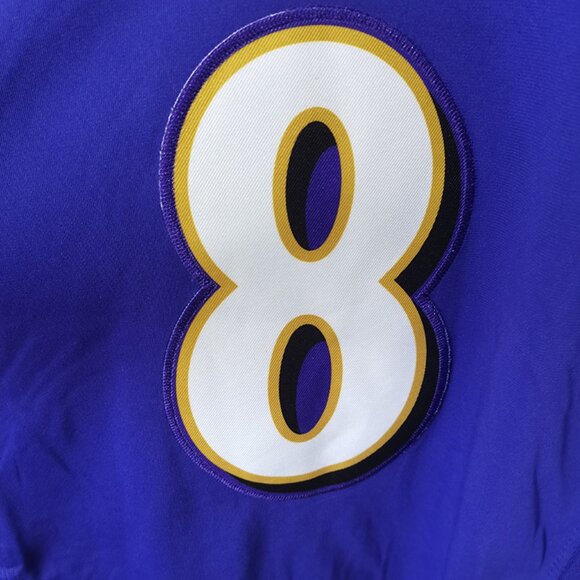 Lamar Jackson Baltimore Ravens No 8 Jersey - Picture 10 of 13
